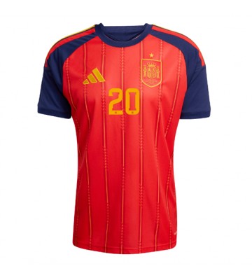 Spanien Pedri Gonzalez #20 Hjemmebanetrøje VM 2026 Kortærmet
